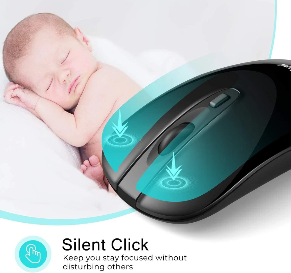 LeadsaiL Rechargeable Wireless Computer Mouse 2.4G Portable Slim (FREE SHIPPING) - Image 2 of 4