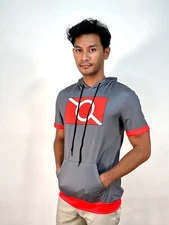 Goh PKMN Short Sleeve Hoodie Uniform Costume