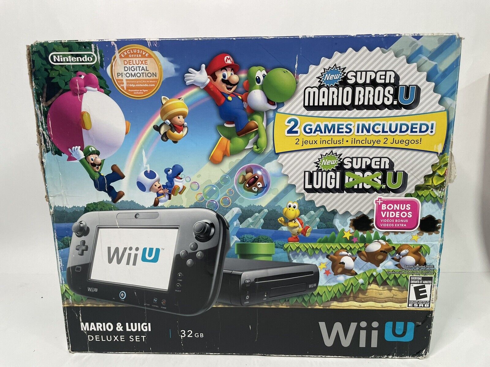 Nintendo Wii U Deluxe Set: Super Mario Bros U & Luigi U (32 GB)