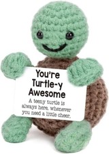 Mini crochet turtle gift for Mother's Day, Graduation, Birthday, and more.
