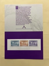 AUSTRALIA STAMP REPLICA CARD PRE DECIMAL CENTENARY SOUTH AUSTRALIA ( 1936)