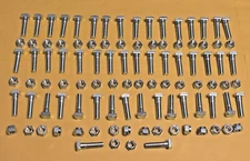 50 PK 5/16" x 1 1/4" Top Post Battery Terminal Bolts & Collared Nuts 6 / 12 Volt