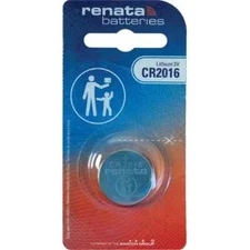 5 Renata CR2016 3V Lithium Batteries for Watch and Remotes- Childproof EXP 2032