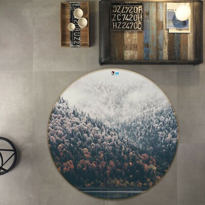 3D Forest Trees NAO5988 Game Rug Mat Elegant Photo Carpet Mat Fay