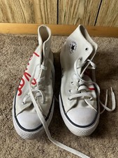 Converse Chuck Taylor All Star High Top Junior Unisex Size : 5.5 , Red White