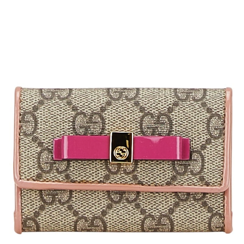 GUCCI GG Supreme 6 porte clés 388682 Femme 【Occasion】