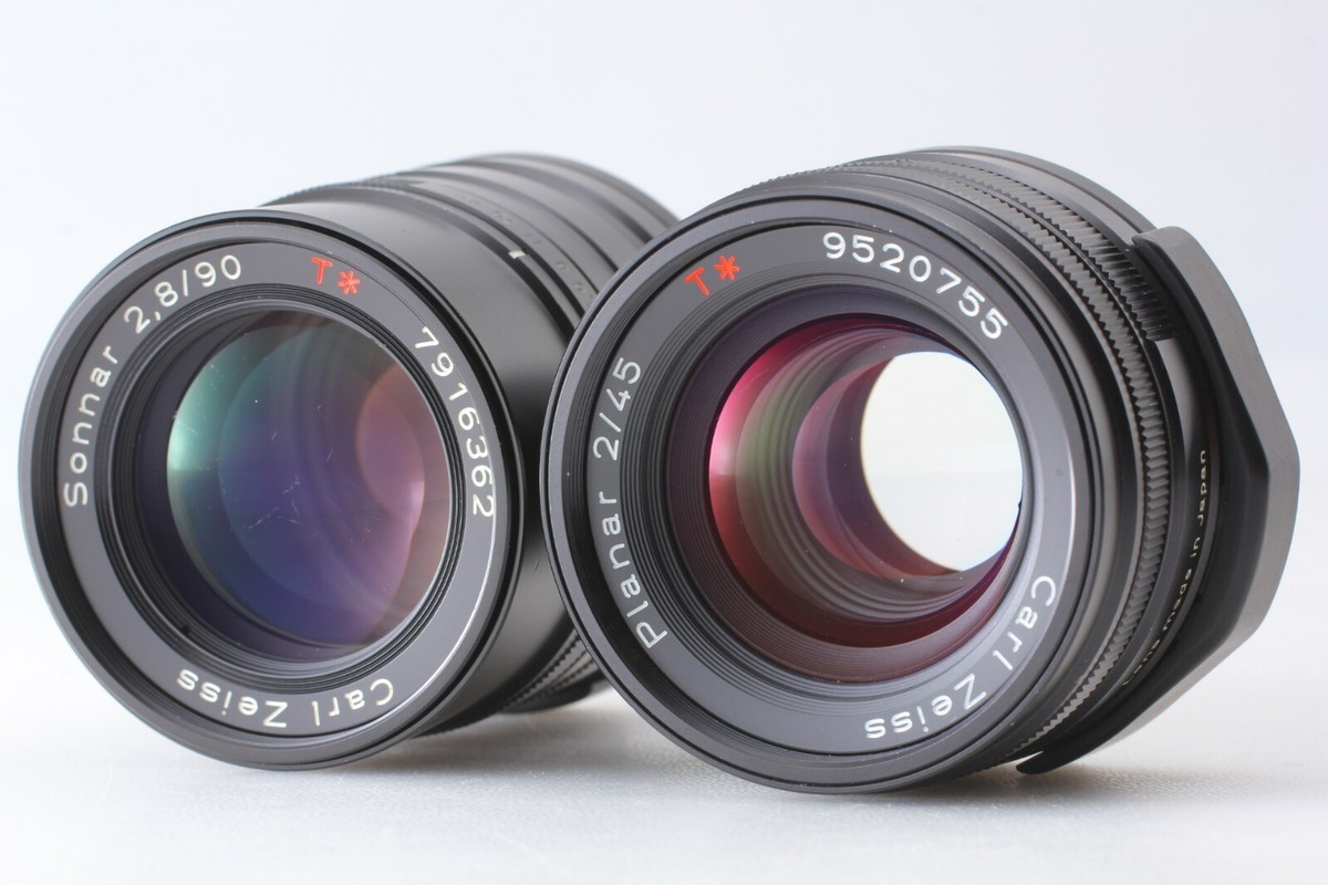Four Lenses【Near MINT】Contax G2 BLACK with 28mm 35mm 45mm