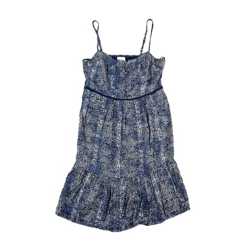 Gilligan & O'Malley Sleeveless Floral Lounge Top Blue Size XL | eBay