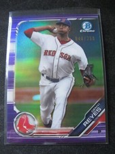 DENYI REYES 2019 Bowman Chrome Draft Purple Refractors #BDC-142 Red Sox 040/250