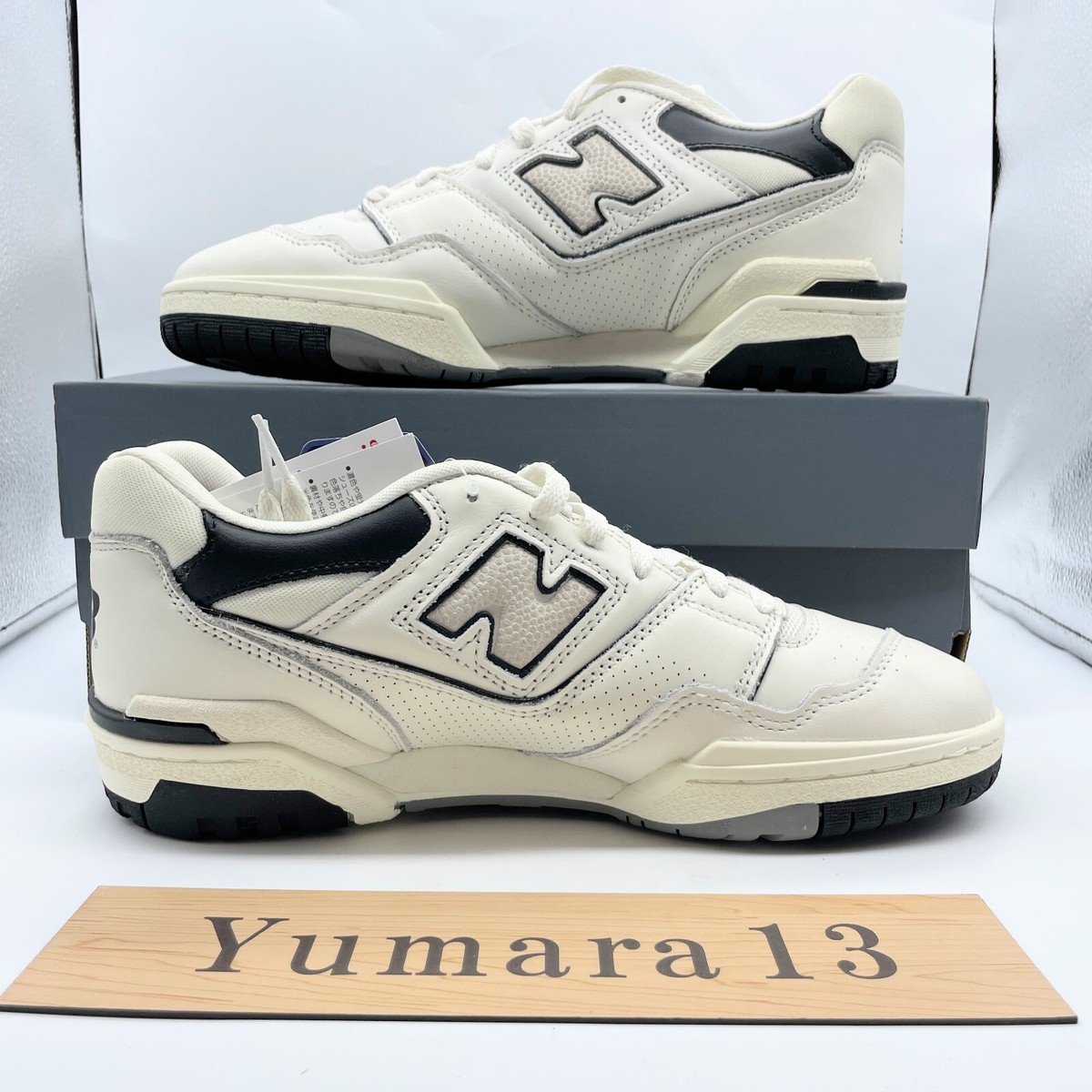 New Balance 550 Cream Black Off White 2022 BB550LWT Men's Size | eBay