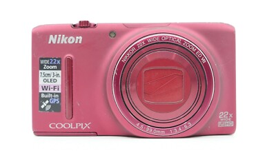 Nikon COOLPIX S9500 Digitalkamera rot - Teildefekt Blitz defekt sonst ok- lesen!
