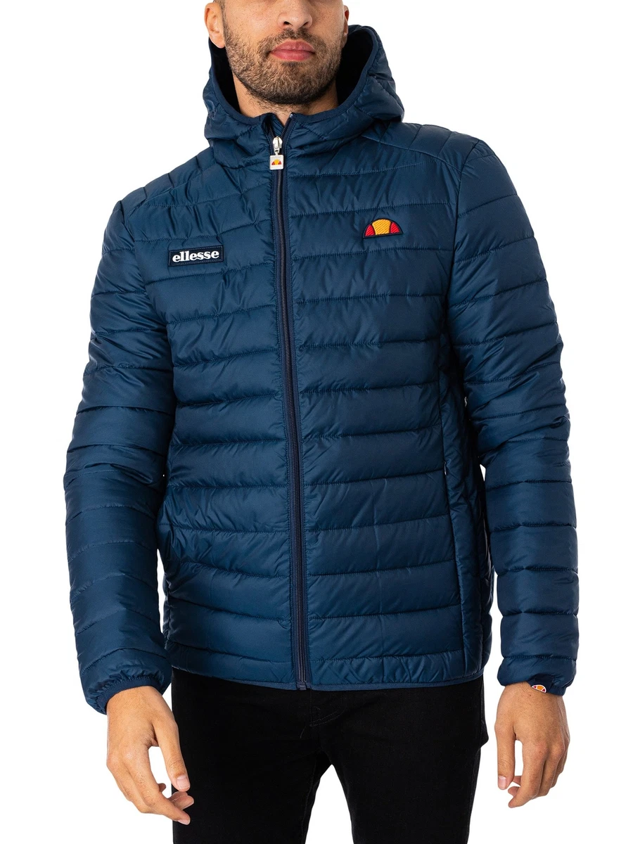 Ellesse Herren Lombardei gepolsterte Jacke, Blau eBay