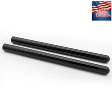 7/8" Clip On Ons Replacement Handle Bar Handlebars Tube Aluminium Black US Ship
