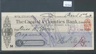 wbc. - CHEQUE - CH1369- USED -1911/12- CAPITAL & COUNTIES BANK, VICTORIA ST.