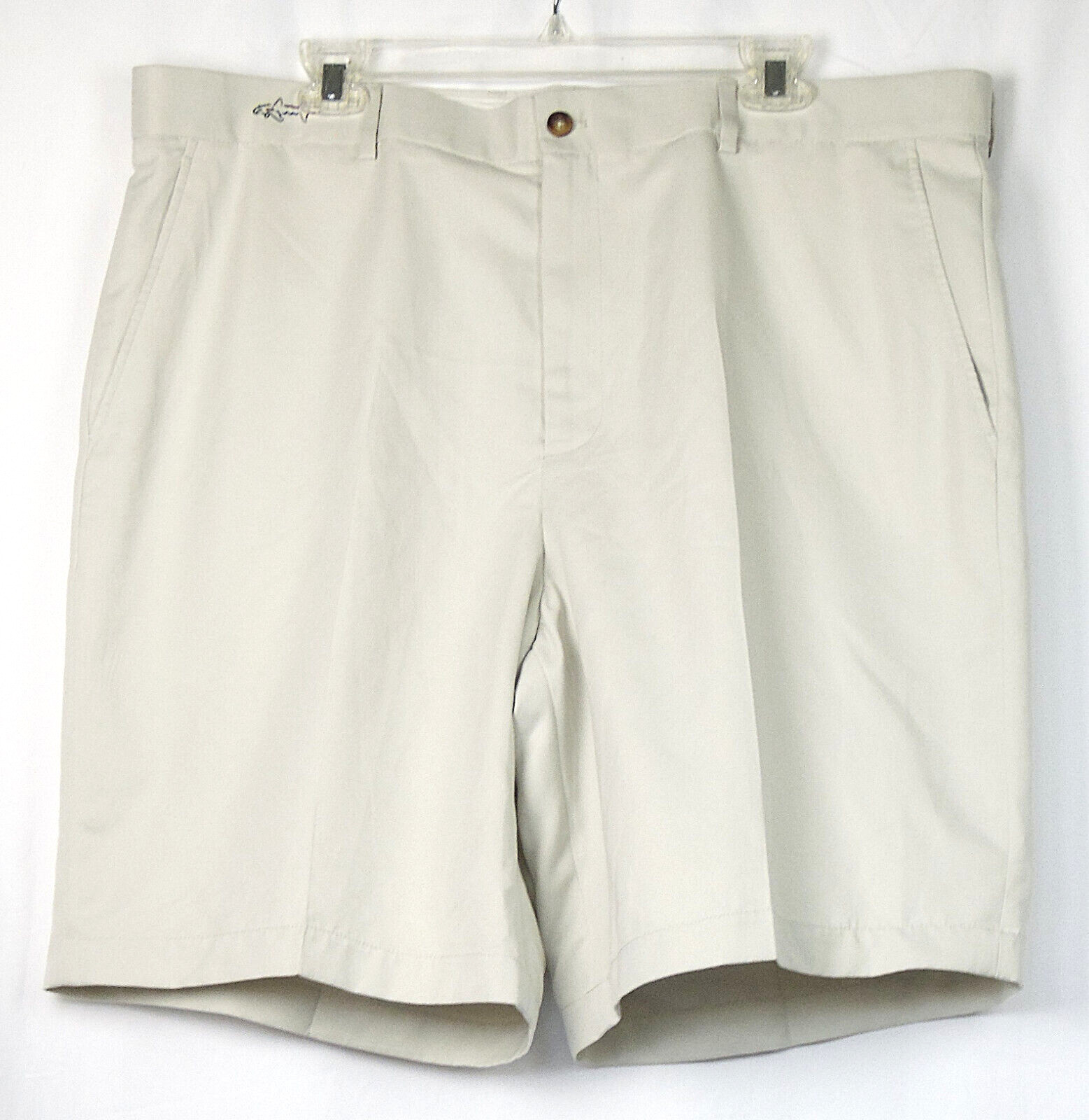 Greg Norman Beige Polyester Microfiber Twill Golf… - image 1