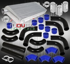 Bar Plate Fmic Front Mount Intercooler 3 Turbo Aluminum Pipes Piping Kit Jdm