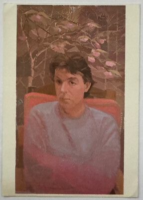 PAUL McCARTNEY POSTCARD SENT BY DEREK TAYLOR TO HUNTER DAVIES BEATLES TRACKS LOA