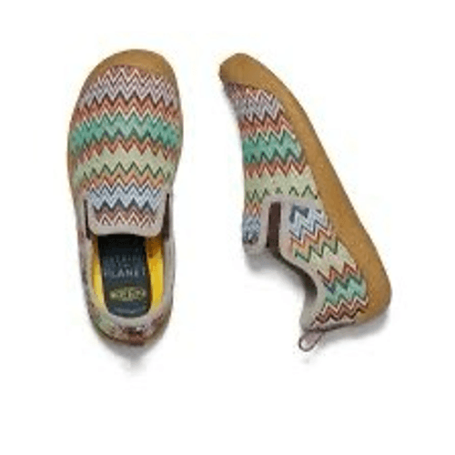 Scarpe slip on Keen Howser in tela taglia 8 Chevron Plaza Taupe
