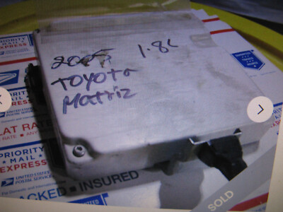   2005 MATRIX ECM ENGINE CONTROL MODULE COMPUTER PCM ECU POWER UNIT TESTED 1.8L