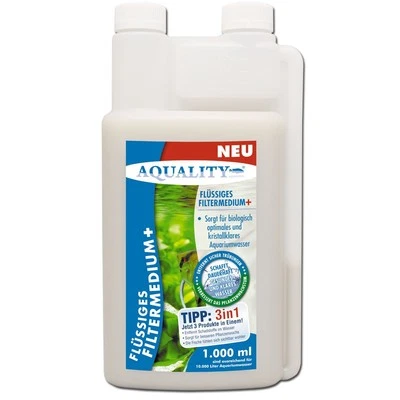 AQUALITY Flüssiges Filtermedium+ life Wasseraufbereiter easy 1000 ml - Bild 1 von 4