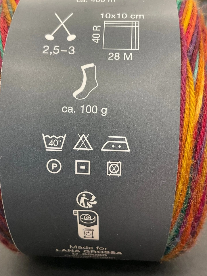 Lana Grossa Meilenweit SOOTY , Schurwolle Merino/PA, 100g ca. 400m - Bild 4 von 4