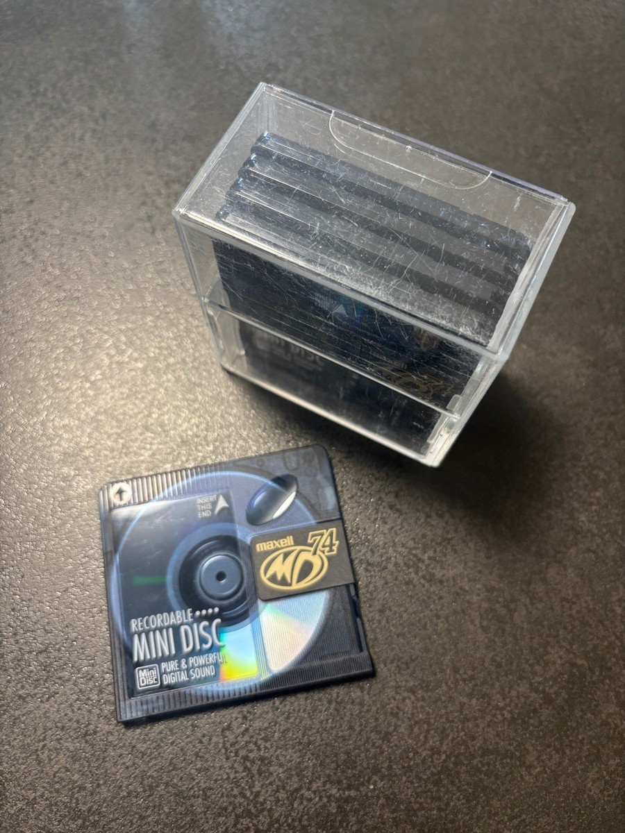 MiniDiscs Maxell Scellés – Lot Japonais 1x60min + 2x74min, Introuvables !