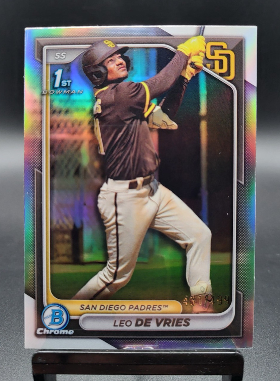 2024 Bowman Chrome Leo De Vries #BCP-179 (1st Bowman) Prospects Refractor /499