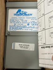 Acme General Purpose Transformer T-1-81047 120x240 Primary 12x24 Secondary