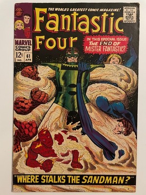 FANTASTIC FOUR #61 (1967) - Silver Age Comic - est FN  (6.0)