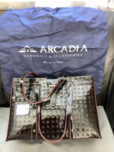 arcadia patent leather backpack Arcadia Patent Leather Mini Backpack