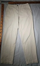 Vintage Lauren Ralph Lauren Pants Womens Sz 6 Beige Chino Preppy Tapered Casual