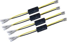 4 Pcs LED Turn Signal Decoder Load Resistors, 10W 10 Flash Fix Error, Indicato