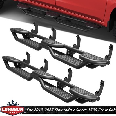 Running Boards for 2019-2025 Chevy Silverado/Sierra 1500 Crew Cab Side Step Bars