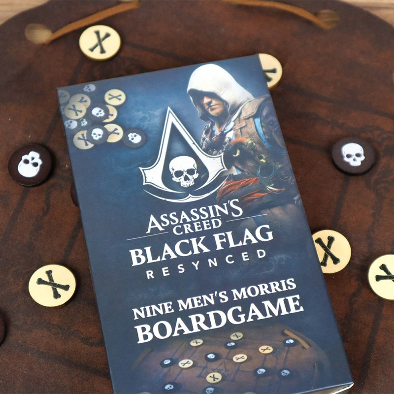 Jeu du Moulin Assassin's Creed Black Flag Resynced en bois - 3