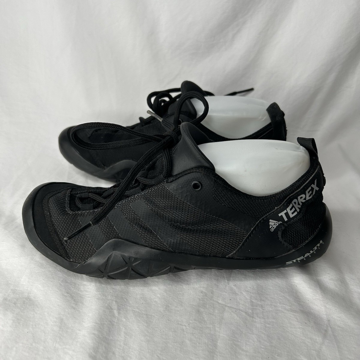 Adidas Terrex Jawpaw Lace Up Men's Size 6 (W 7) Triple Black *NO
