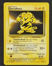 Electabuzz 20/102 Base Set Unlimited Rare Pokémon Card  on eBay