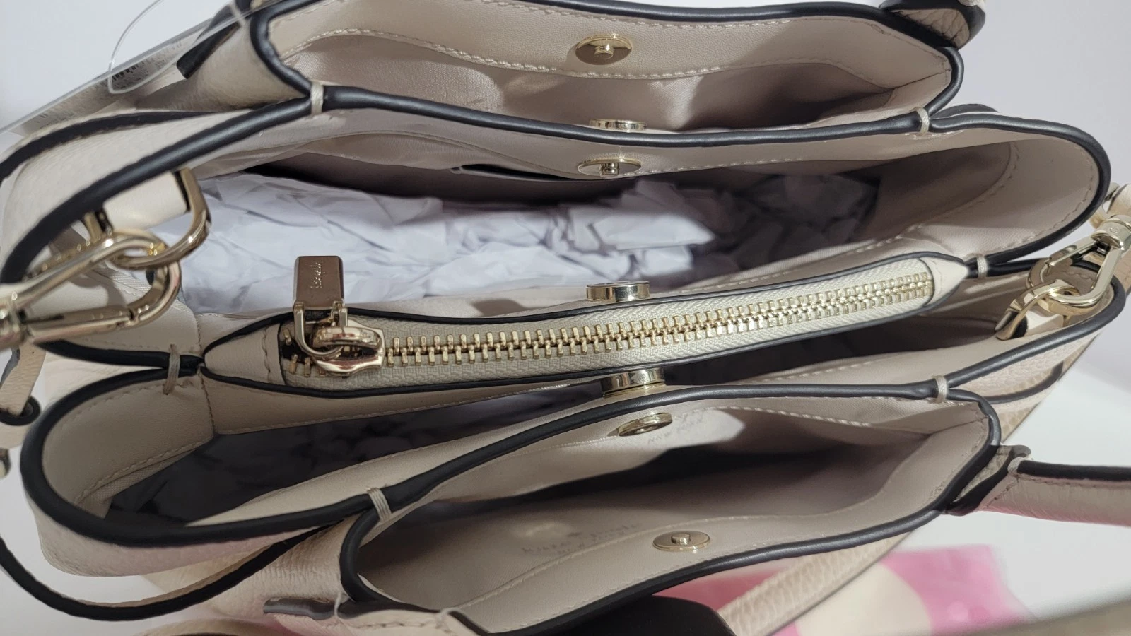 [Kate Spade] Borsa piccola per gnocchi K8135 sabbia chiara