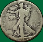 1919-S Walking Liberty Half Dollar Good G Coin #37441