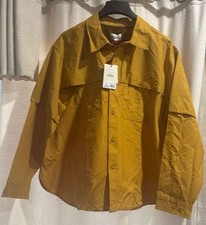 Woolrich x Target Men's Lined Long Sleeve Fishing Shirt, Gold, Size XLC12