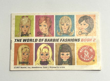 Vintage 1967 Mattel Barbie  THE WORLD of BARBIE FASHIONS INSERT BOOKLET 2  EXC