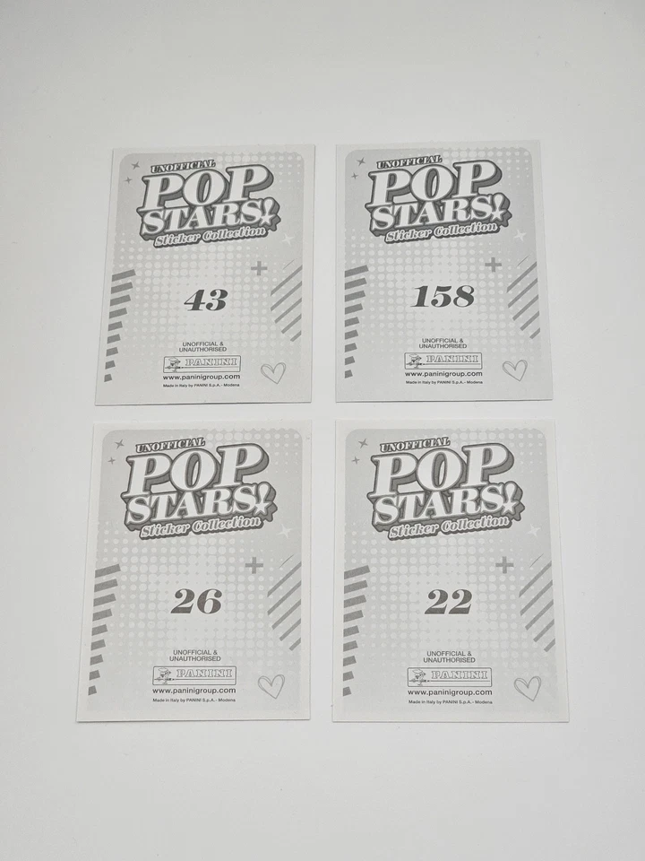 4x Taylor Swift Stickers from the 2025 Panini Pop Stars Collection (FREE POST) - Image 2 of 2