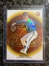 2002 NOLAN RYAN TOPPS PRISTINE GOLD REFRACTOR #/70 INSERT ASTROS RANGERS HOF !!
