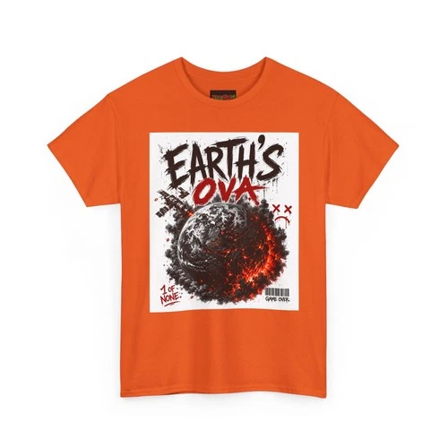 Earth's Ova graphic tee | Planet explosion design, grunge space art - product listing photo