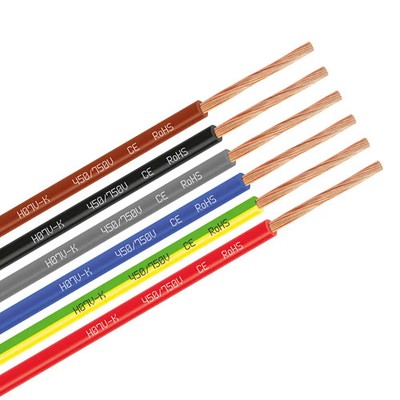 Meterware H07V-K 6mm² Elektro Verdrahtungs-Einzeladerleitungen, Kabel flexibel