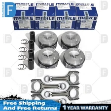 4PCS OEM pistons STD and Genuine Connecting Rods Φ23mm for AUDI Q5 A5 A4 2.0T