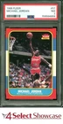 1986 FLEER #57 MICHAEL JORDAN RC BULLS HOF PSA 7