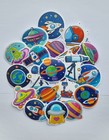 20 x SPACE PLANET ROCKET Stickers Decal Skateboard Laptop Phone Luggage Kids