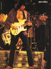DEEP PURPLE RITCHIE BLACKMORE LIVE-1994 MINI-POSTER 8X11 MAGAZINE PINUP CLIPPING