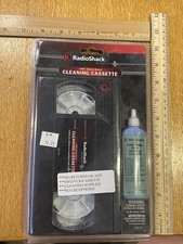 Radio Shack VHS Video Head Cleaning Cassette VCR Solution Tape 44-121 New Sealed