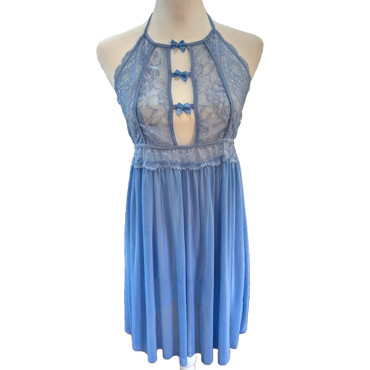 Ensemble Shirley Of Hollywood HOT 96950 : Cami Halter Et String Noir, Taille Unique